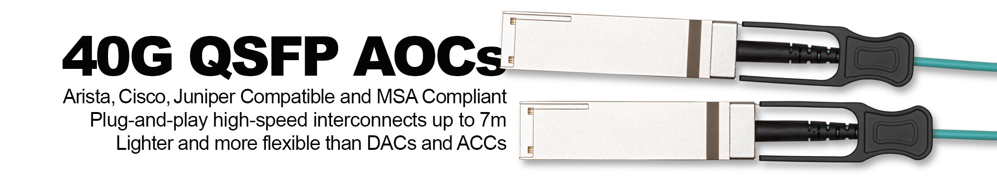 40G Active Optical Cables
