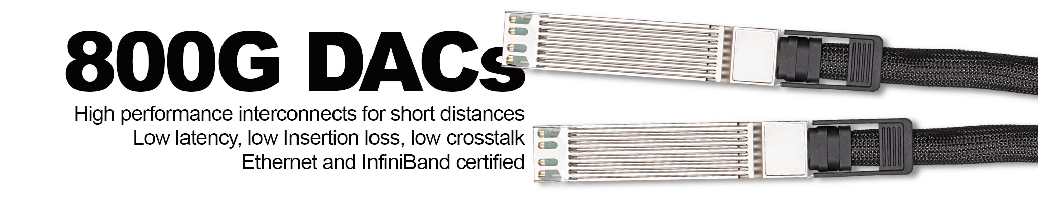 800G QSFP-DD and OSFP DACs