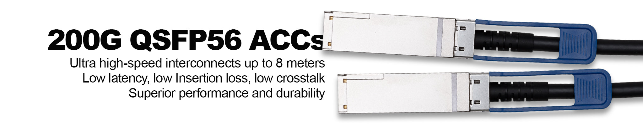 200G QSFP56 Active Copper Cables