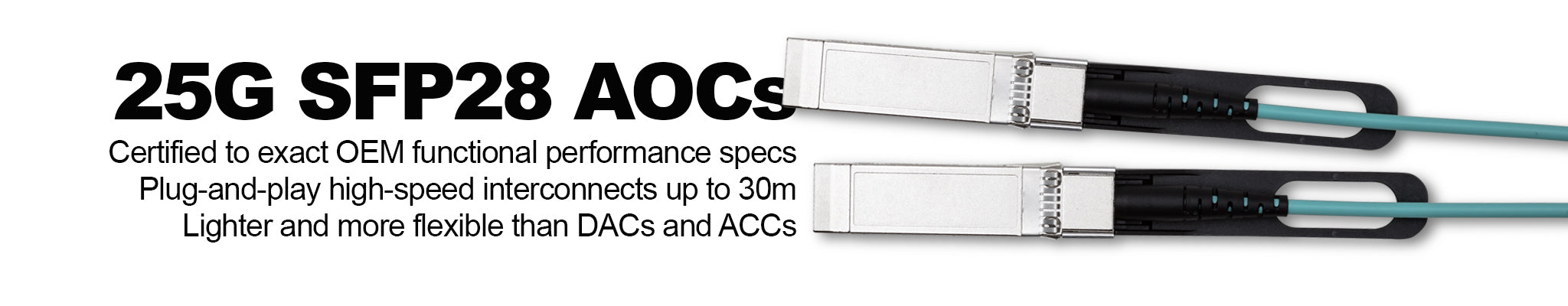 25G Active Optical Cables