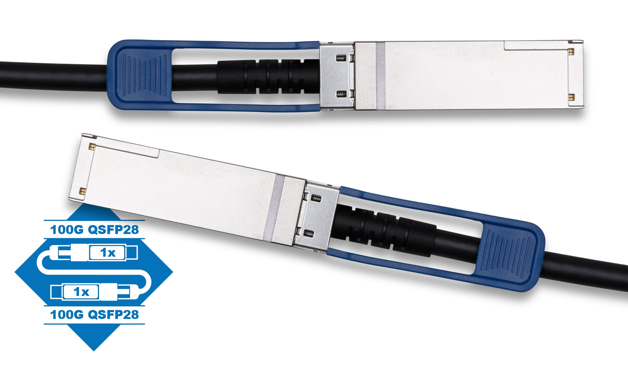 Arista CAB-Q-Q-100G Compatible 100GBase QSFP28 to QSFP28 Passive DAC Cable