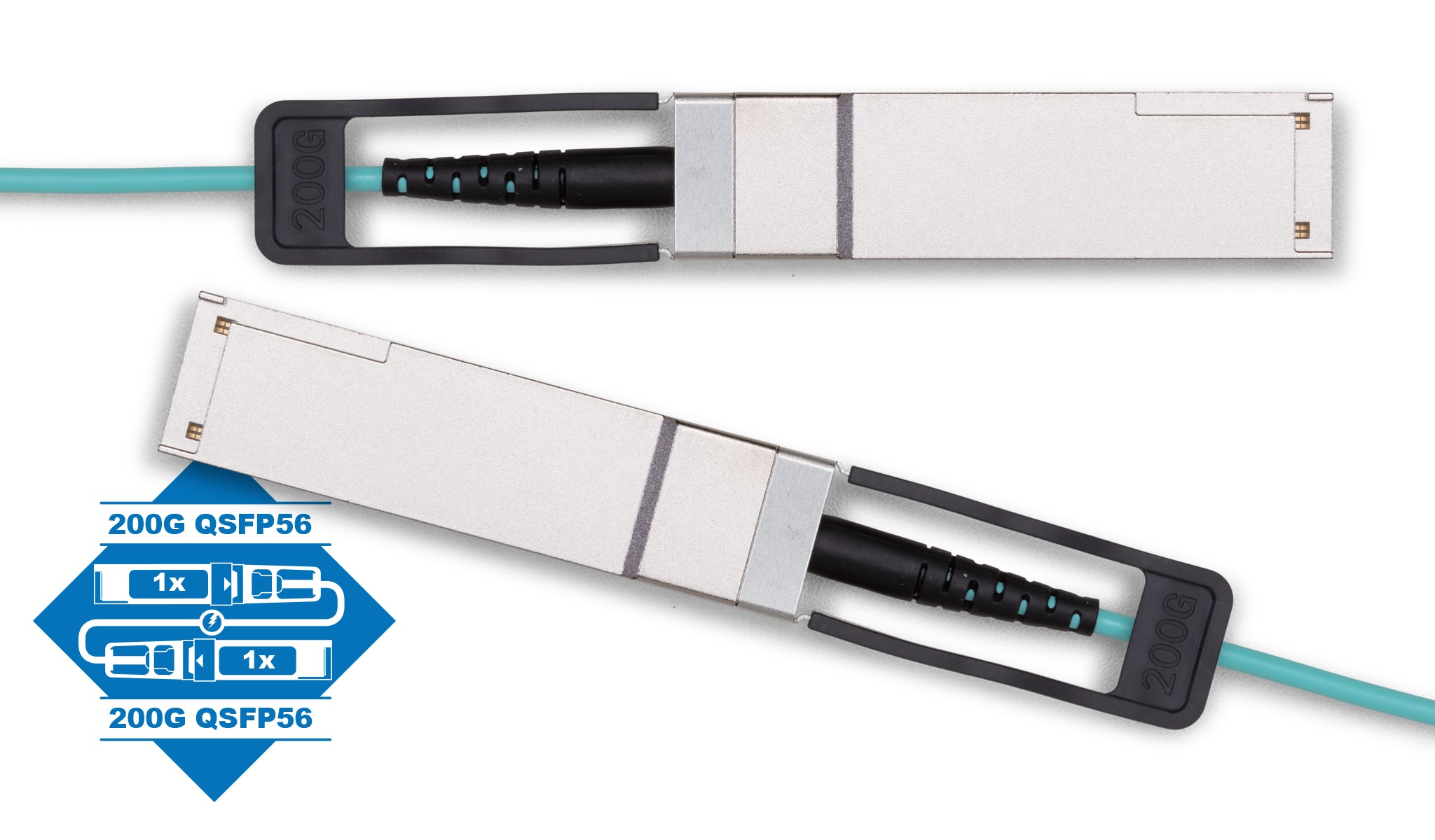 Arista A-Q200-Q200 Compatible 200GBase AOC QSFP56 to QSFP56 MMF LSZH Active Optical Cable