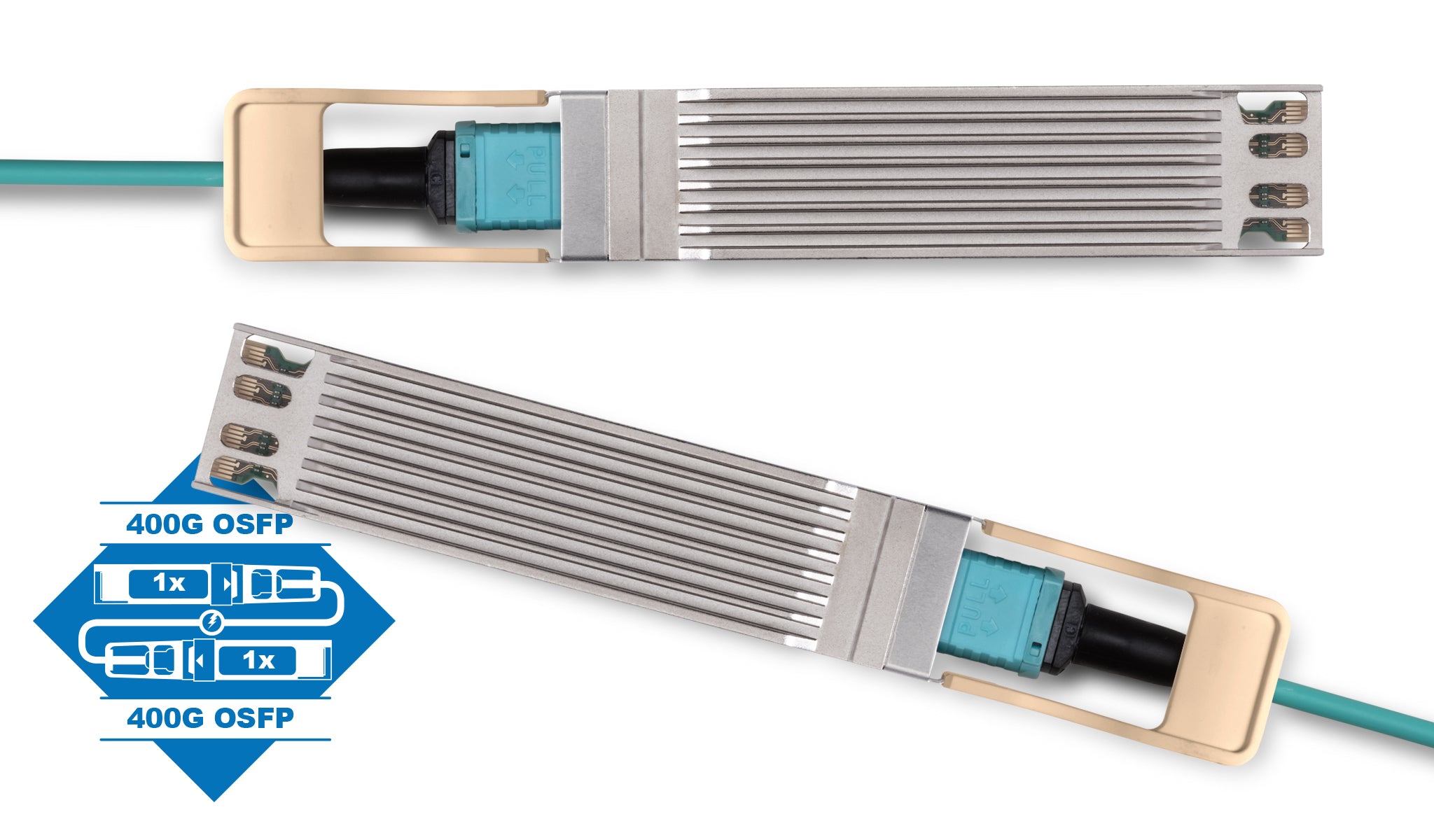 Arista AOC-O-O-400G-1M Compatible 400GBase AOC OSFP to OSFP MMF LSZH Active Optical Cable