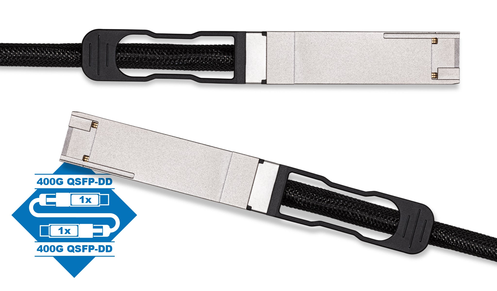 Arista CAB-D-D-400G Compatible 400GBase QSFP-DD to QSFP-DD Passive DAC Cable