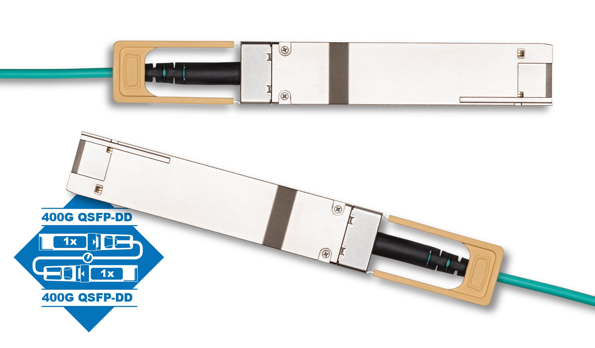 Arista AOC-D-D-400G Compatible 400GBase AOC QSFP-DD to QSFP-DD MMF LSZH Active Optical Cable