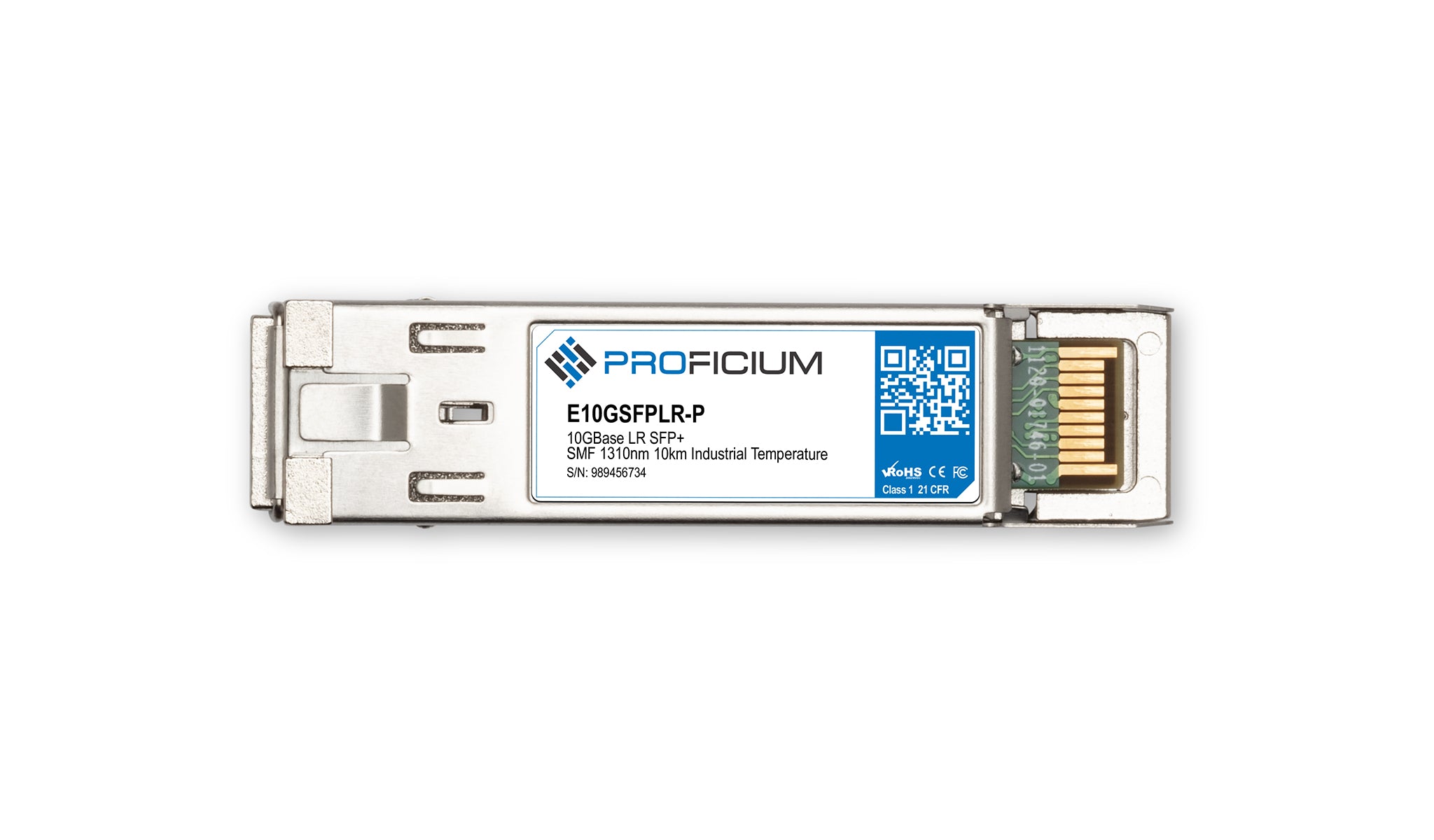 Intel E10GSFPLR Compatible 10GBase LR SFP+ SMF 1310nm 10km Industrial Temperature Transceiver