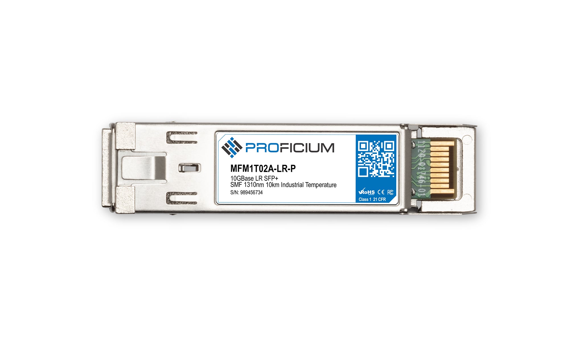 Nvidia MFM1T02A-LR Compatible 10GBase LR SFP+ SMF 1310nm 10km Industrial Temperature Transceiver