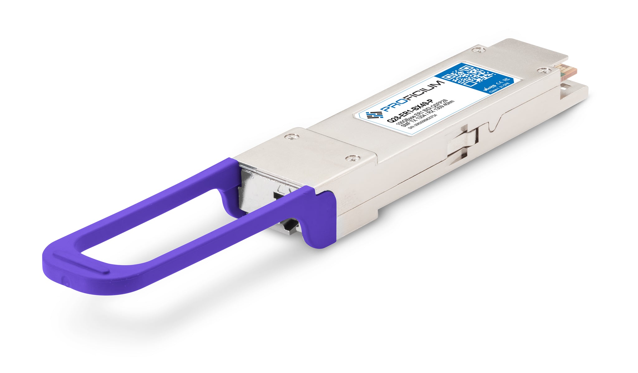 MSA Compliant 100GBase ER1 BiDi QSFP28 SMF TX 1304nm/RX 1309nm 40km Transceiver