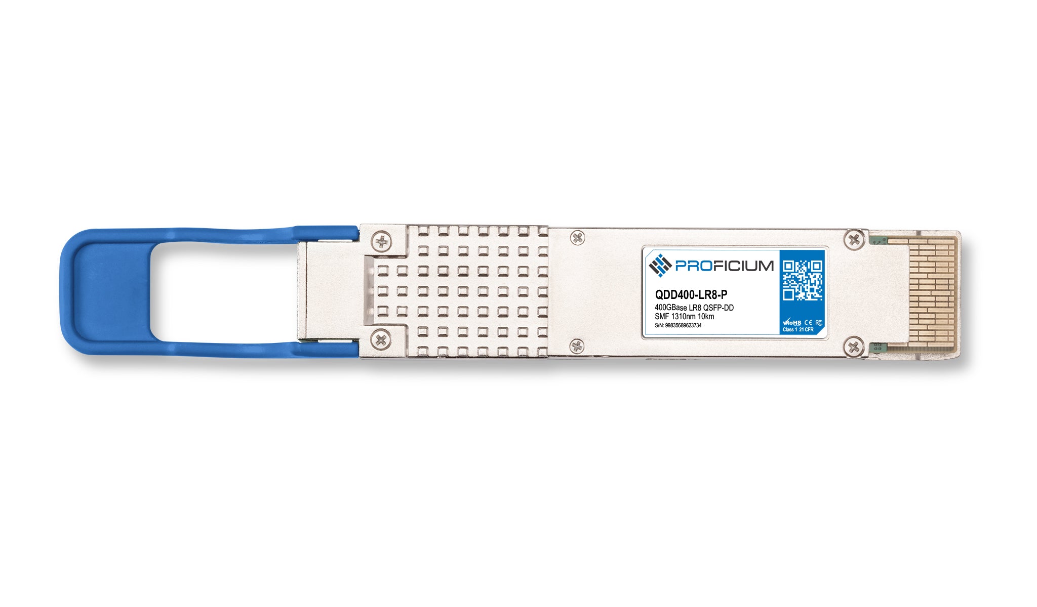 MSA Compliant 400GBase LR8 QSFP-DD SMF 1310nm 10km Transceiver