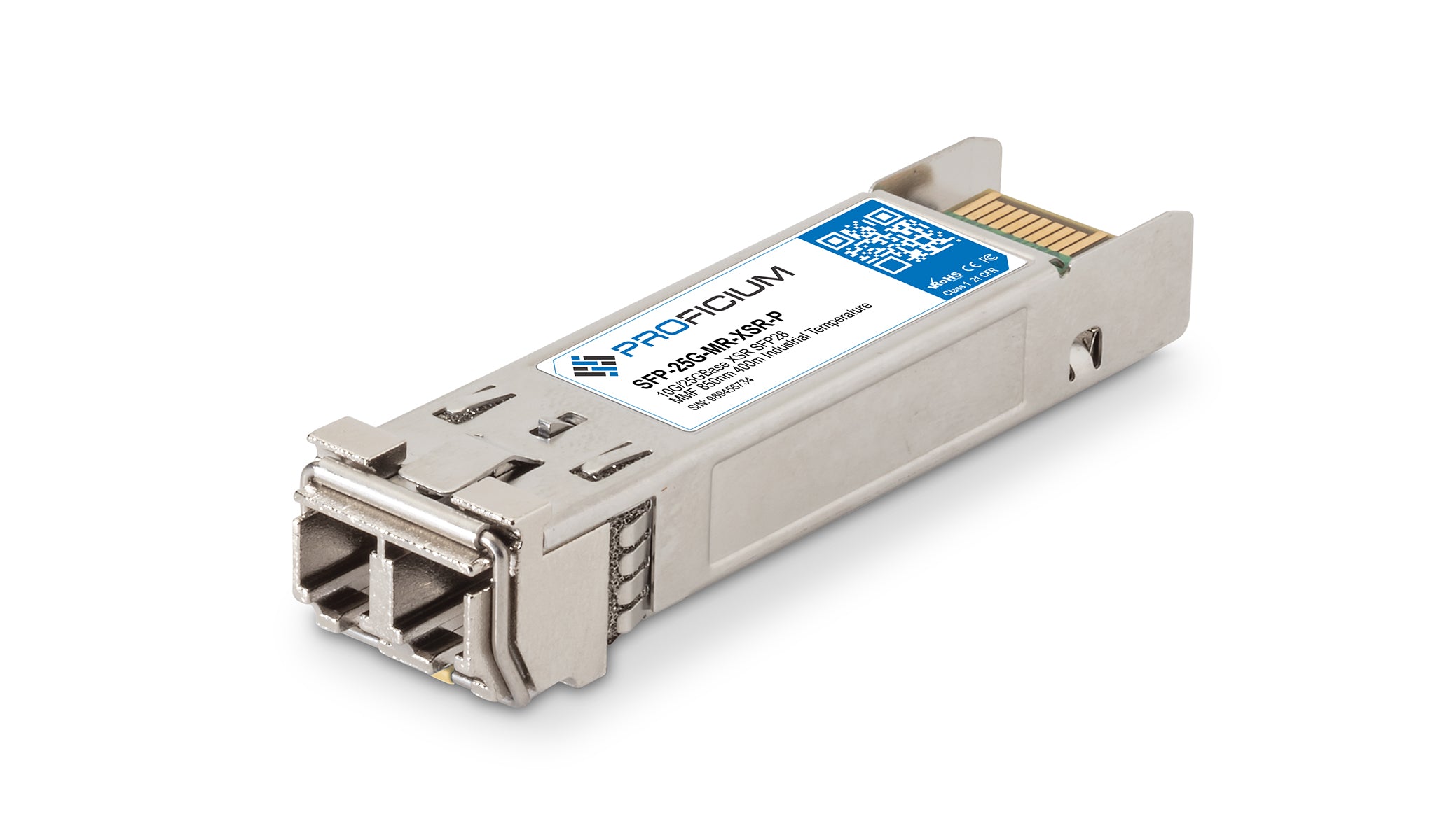 Arista SFP-25G-MR-XSR Compatible 10G/25GBase XSR SFP28 MMF 850nm 400m Industrial Temperature Transceiver