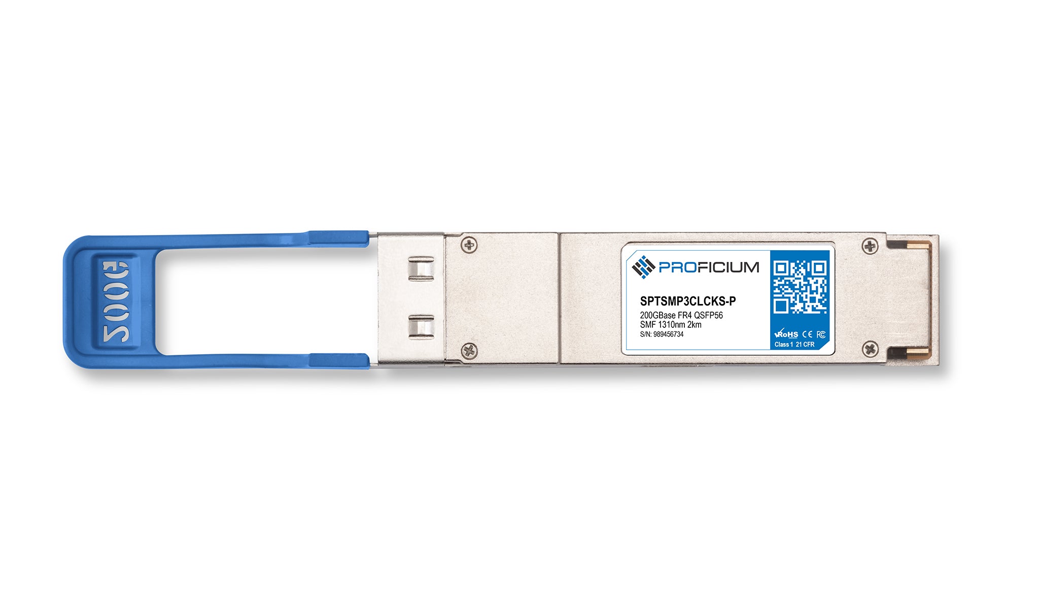 Intel SPTSMP3CLCKS Compatible 200GBase FR4 QSFP56 SMF 1310nm 2km Transceiver