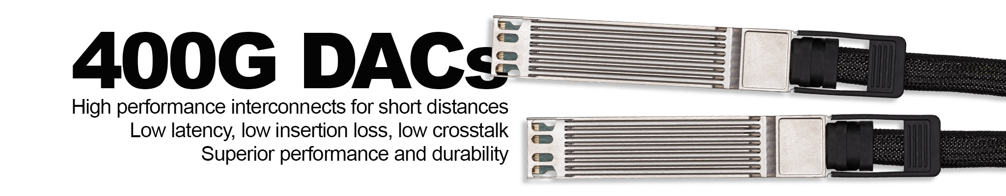 400G QSFP-DD and OSFP DACs