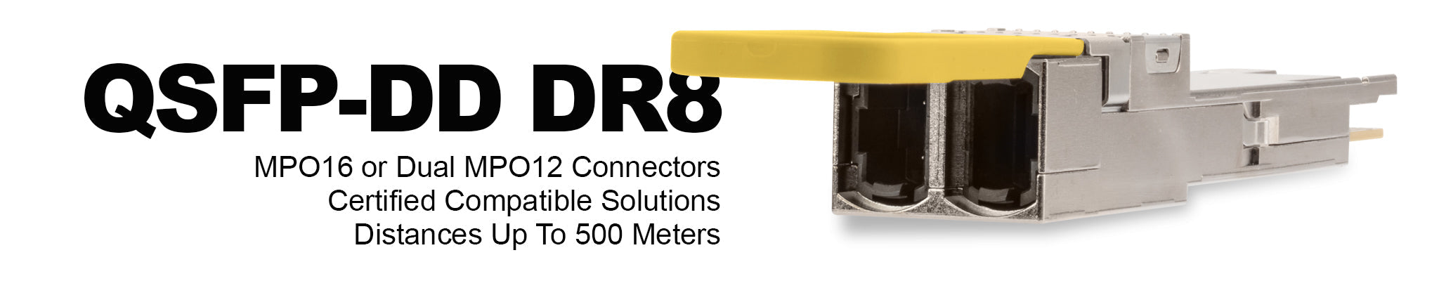 QSFP-DD DR8 transceivers banner