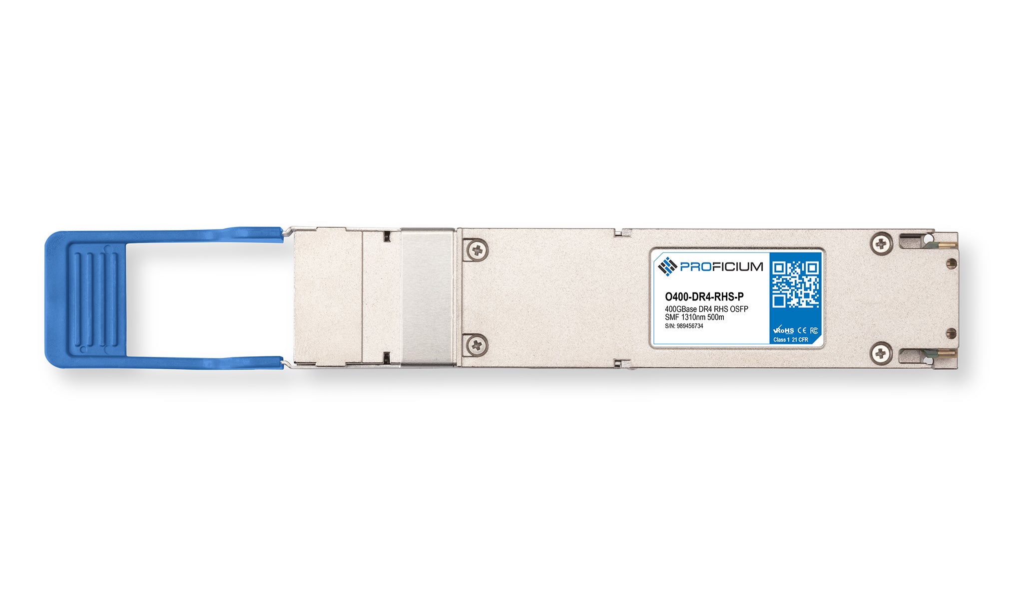 MSA Compliant 400GBase DR4 OSFP Riding Heat Sink SMF 1310nm 500m Transceiver