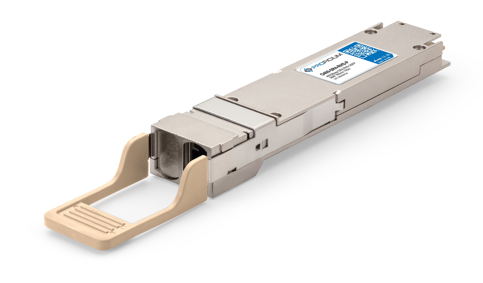 MSA Compliant 400GBase SR4 OSFP Riding Heat Sink MMF 850nm 100m Transceiver