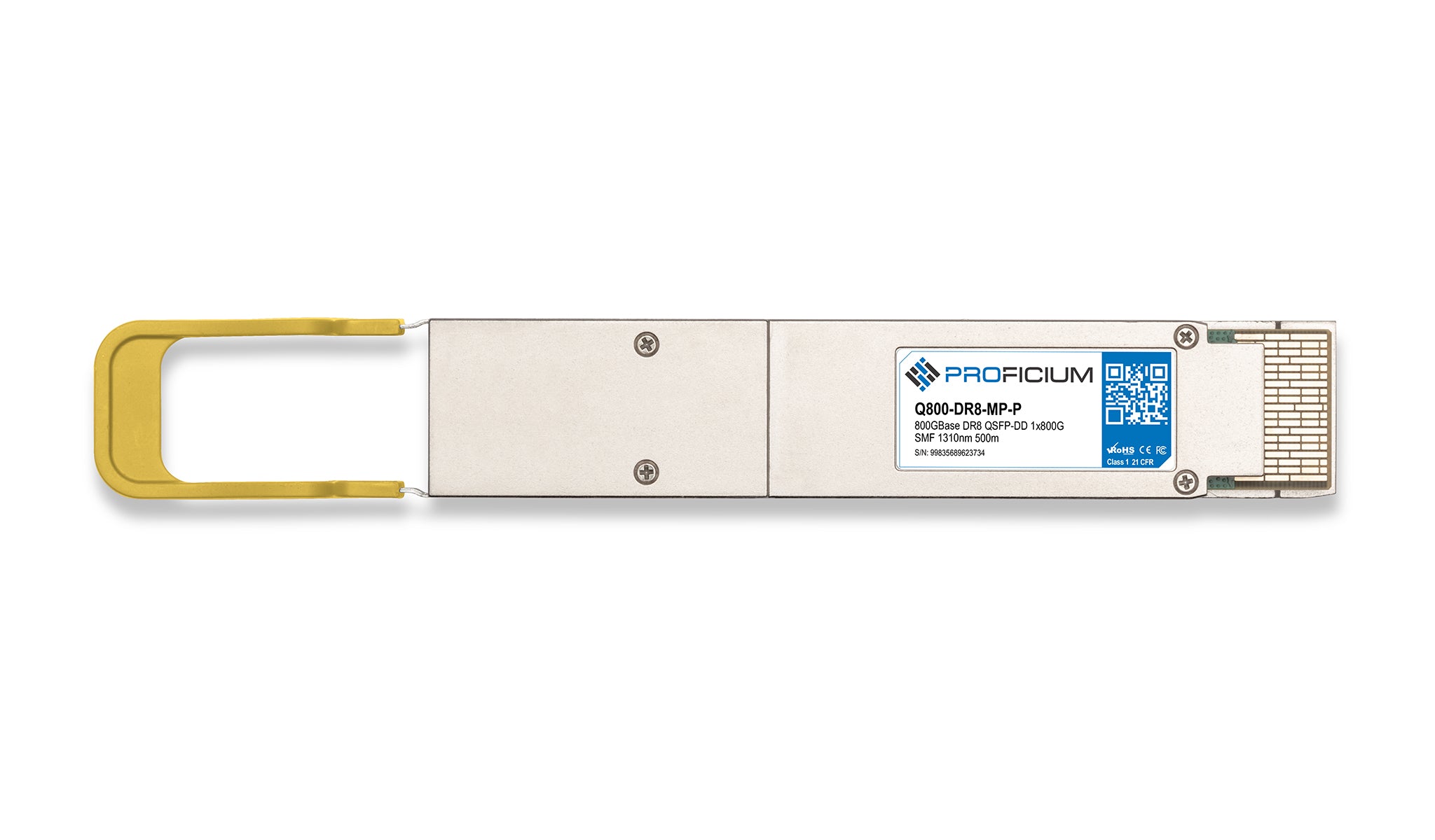 MSA Compliant 800GBASE-DR8 QSFP-DD 1x800G SMF 1310nm 500m Transceiver